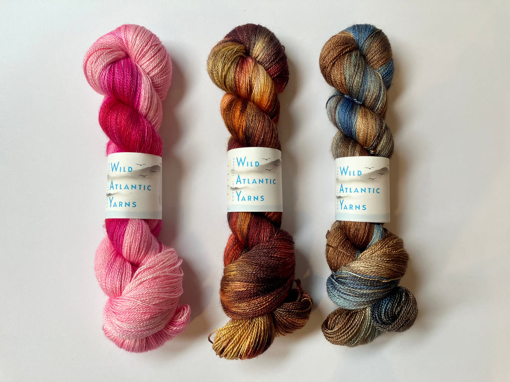 Wild Atlantic Yarns - Variegated Niamh Lace Weight Yarn